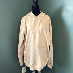 Adidas Beige Pullover Hoodie Sweatshirt - Size XLT